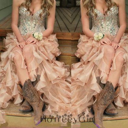 Image of country style prom dresses