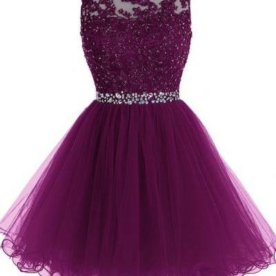 Lace Homecoming Dresses Short Party Dress HG1686